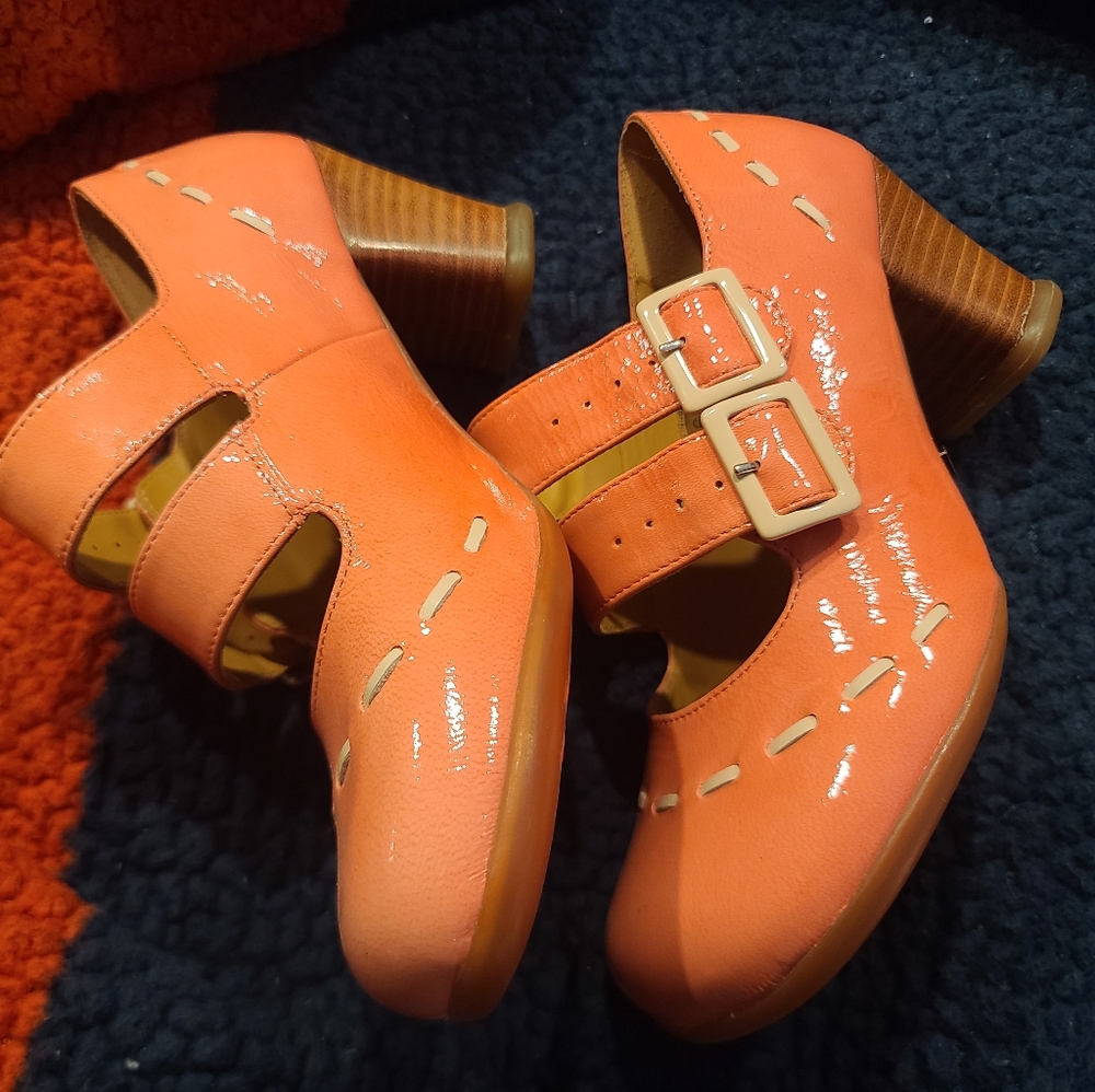 John fluevog pink patent cavalieri size 6